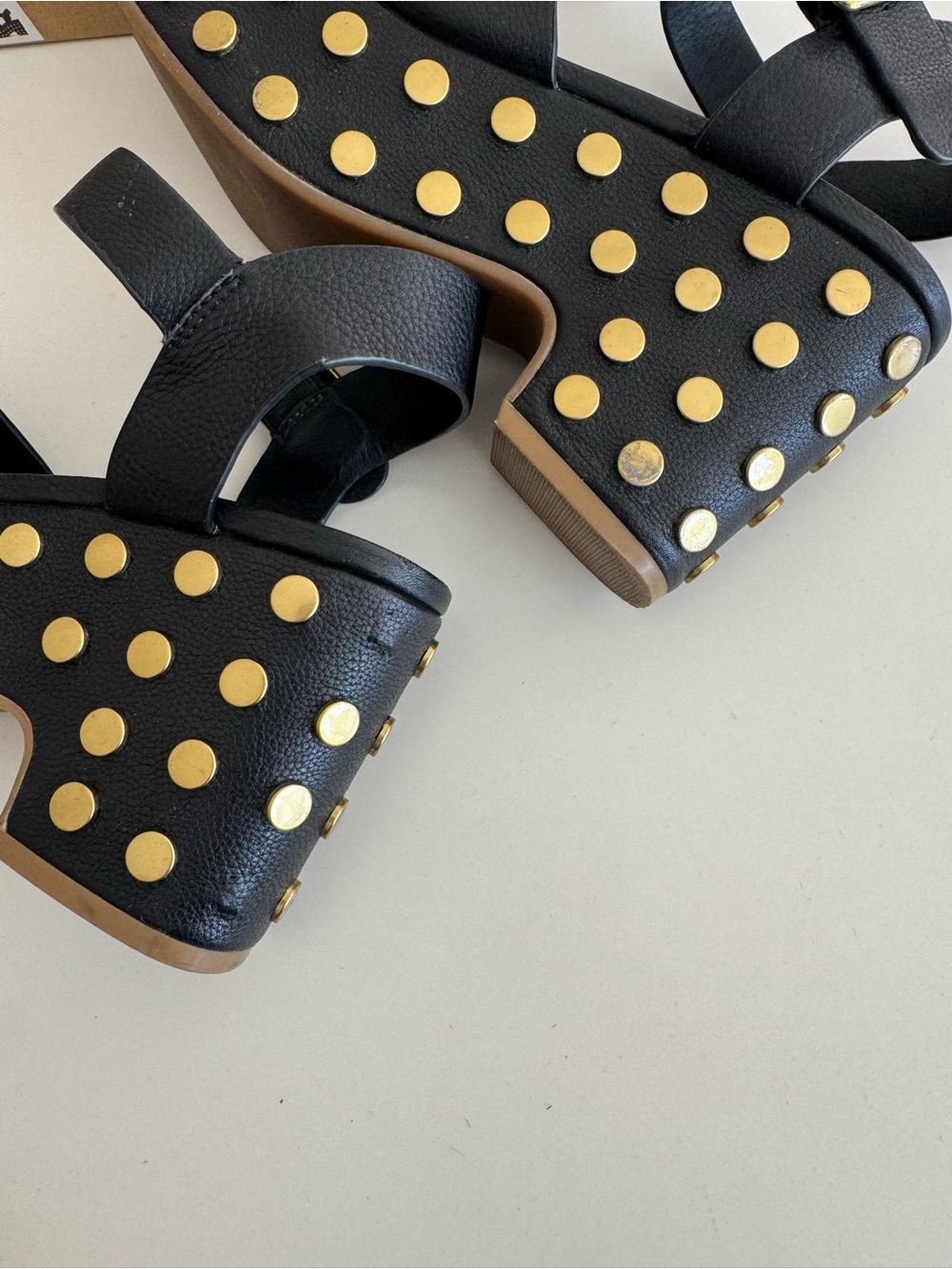Charlotte Stone RAF Platform studded Sandals sz 7 - Picture 5 of 7